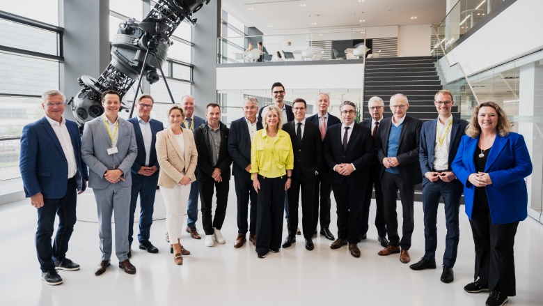 Gruppenfoto der wirtschaftspolitischen Sprechertagung (CDU/CSU) in Oberkochen