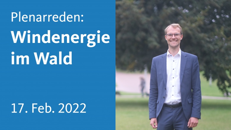 Rede: Windenergie im Wald