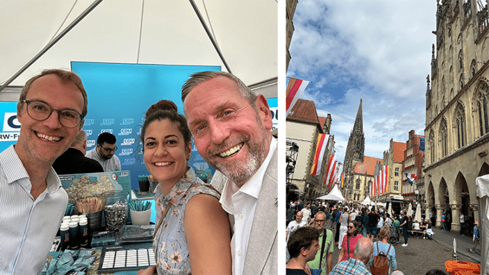 NRW feiert 80. Geburtstag in Münster