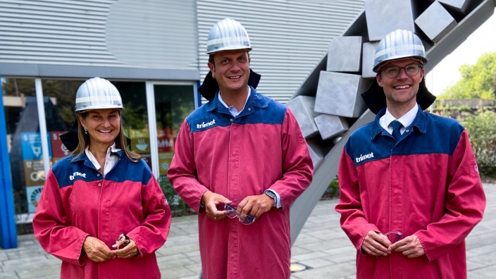 Besuch von CDU-Landtagsabgeordneten bei Aluminium-Produzent Trimet